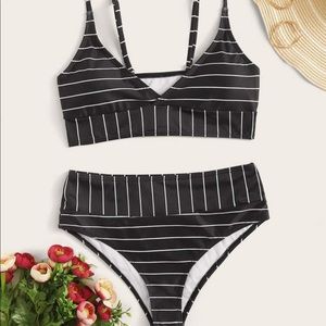 Black and White Swimsuit